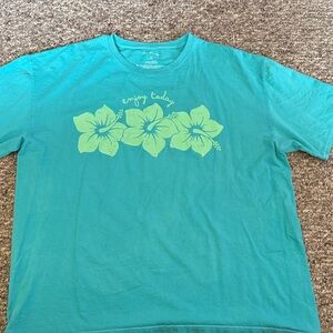Maurices Teal Relaxed Cotton Tee